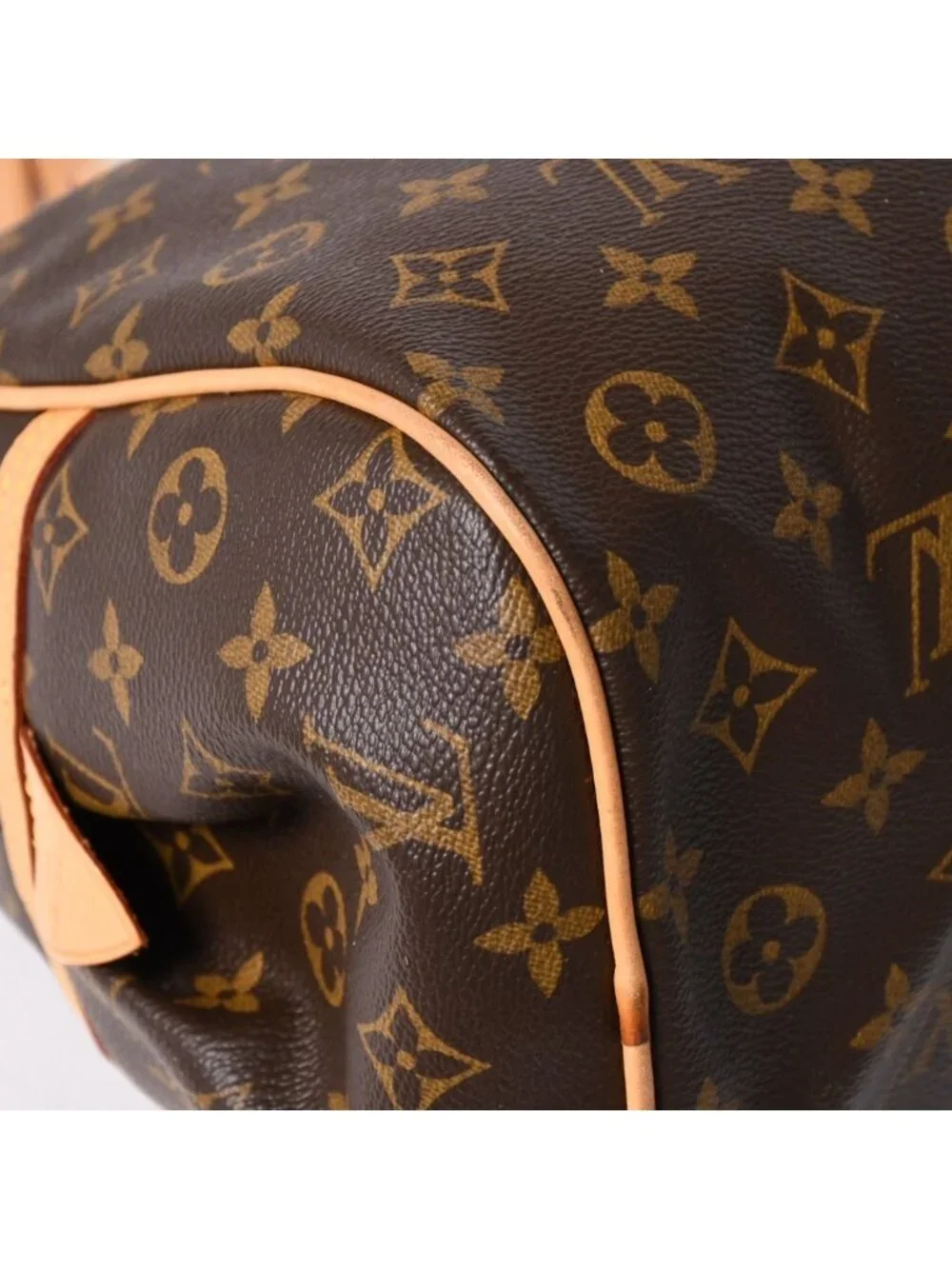 Louis Vuitton Montorgueil GM Shoulder Bag Brown Monogram Canvas Gold